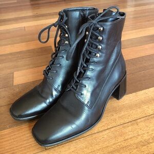 Miista lace up boots, almost new! Size 9